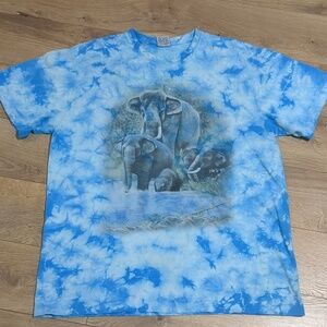 Rock Eagle Elephant Men's Tye Dye T-Shirt XL